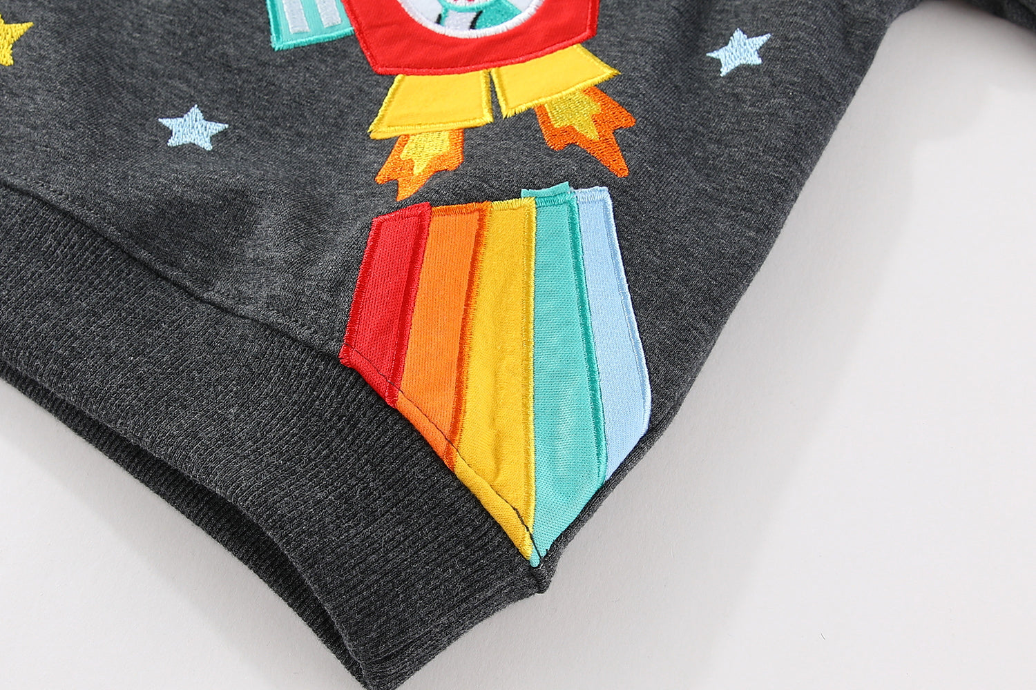 Gray Rocketr Print Children's Sweatshirt