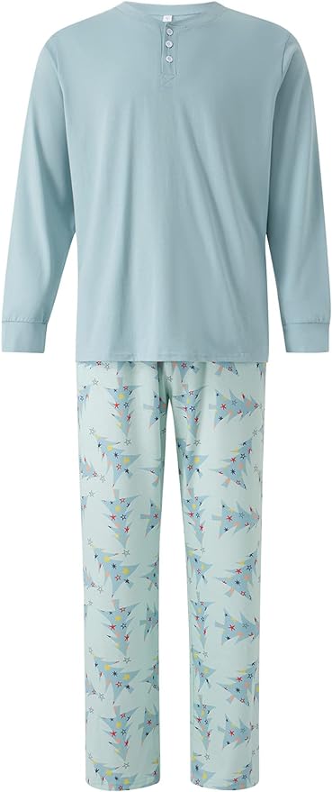 Snug Christmas Holly Trees Matching Family Christmas Pajamas