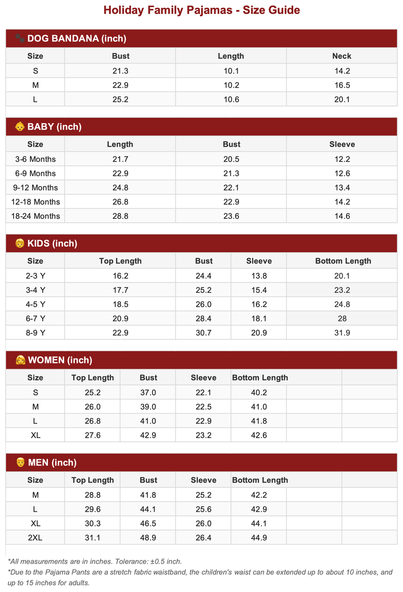 Size Guide 1