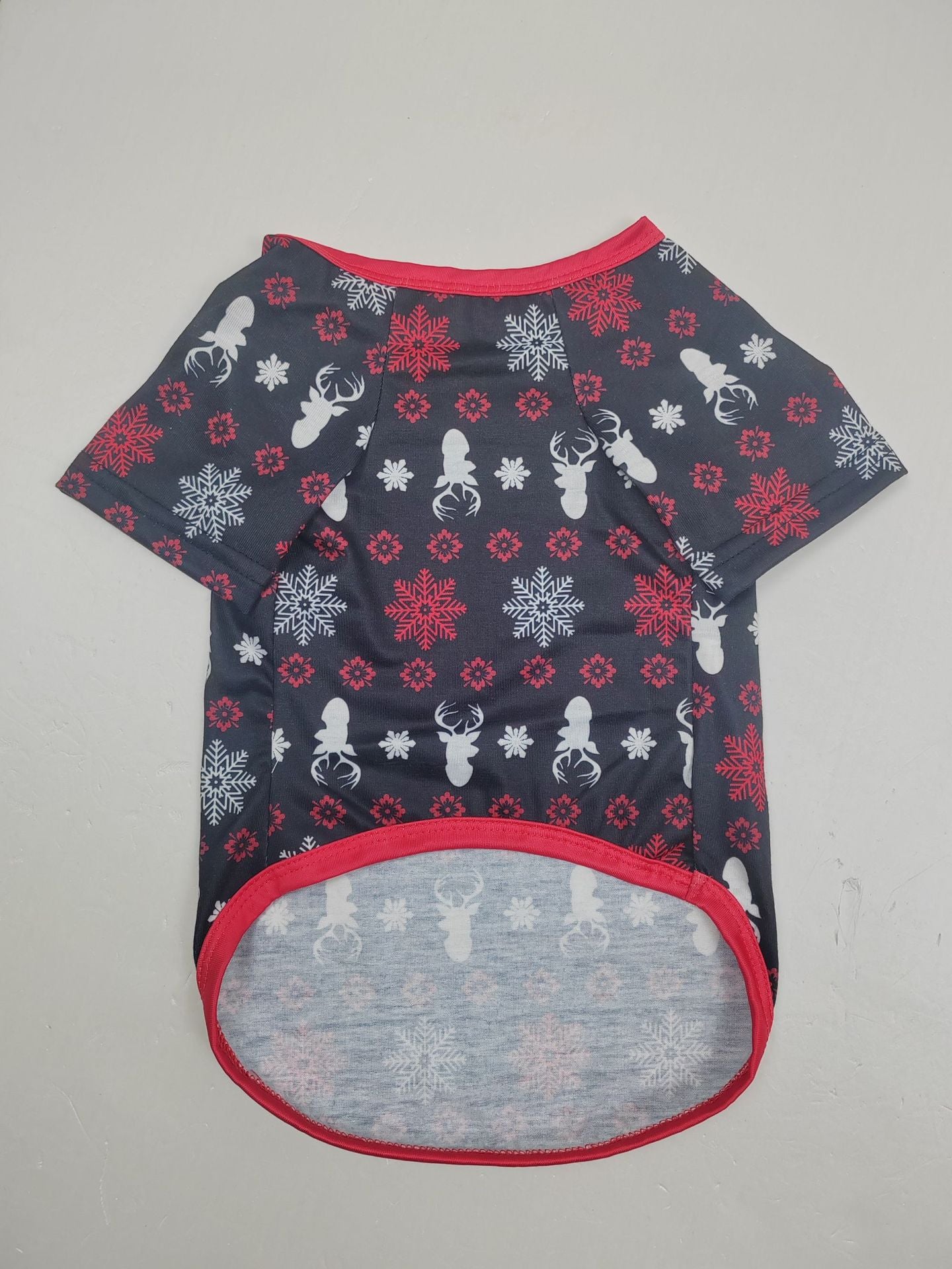 Red Christmas Snow Deer Matching Family Christmas Pajamas (Dog Pajamas Included)