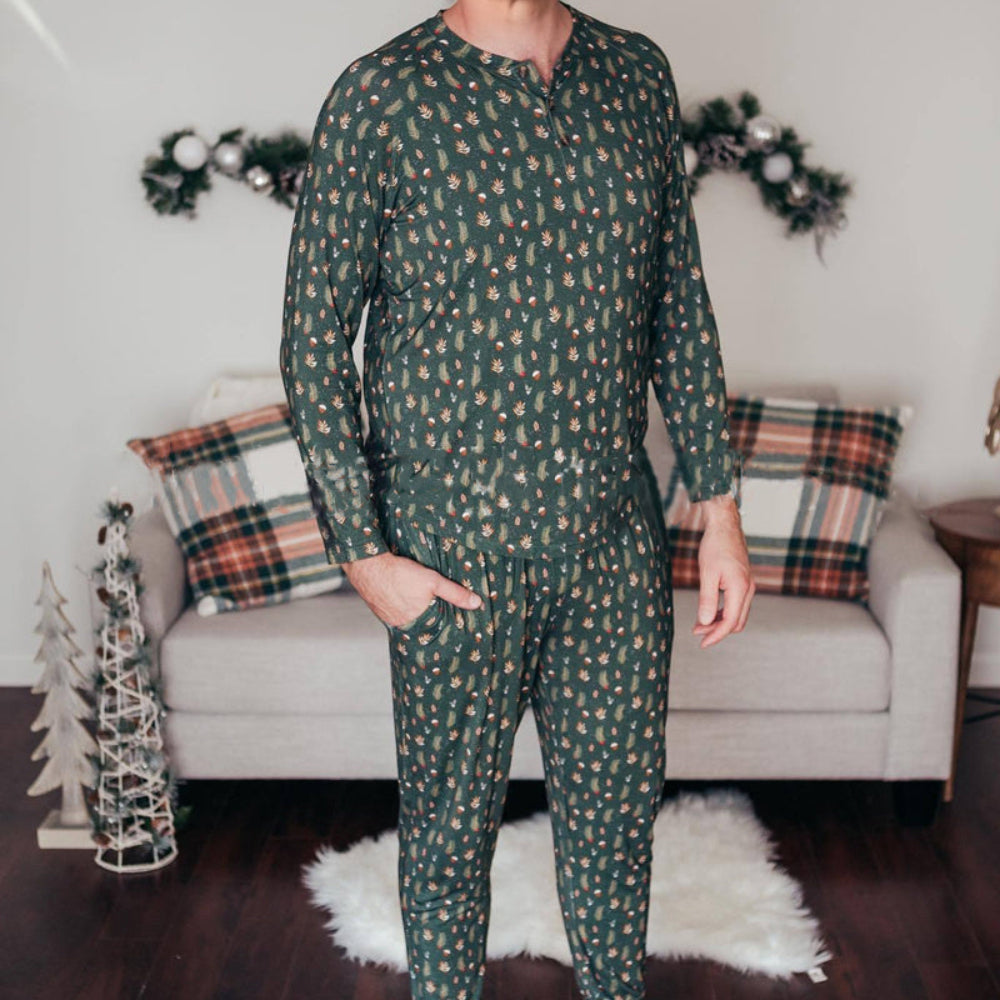 Green Christmas Tree Matching Family Pajamas | Adults, Kids & Dog Pajamas