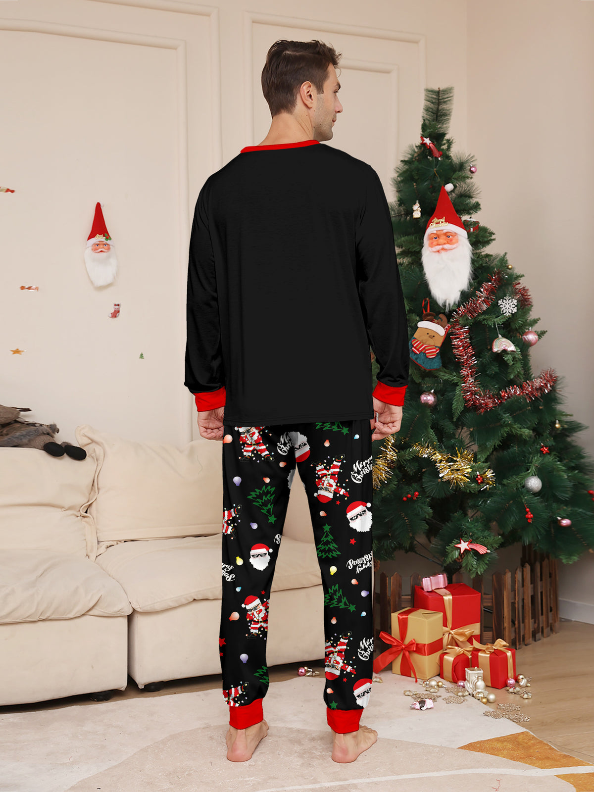 Black Kids Christmas Pajamas – Matching Holiday Sleepwear for Boys and Girls
