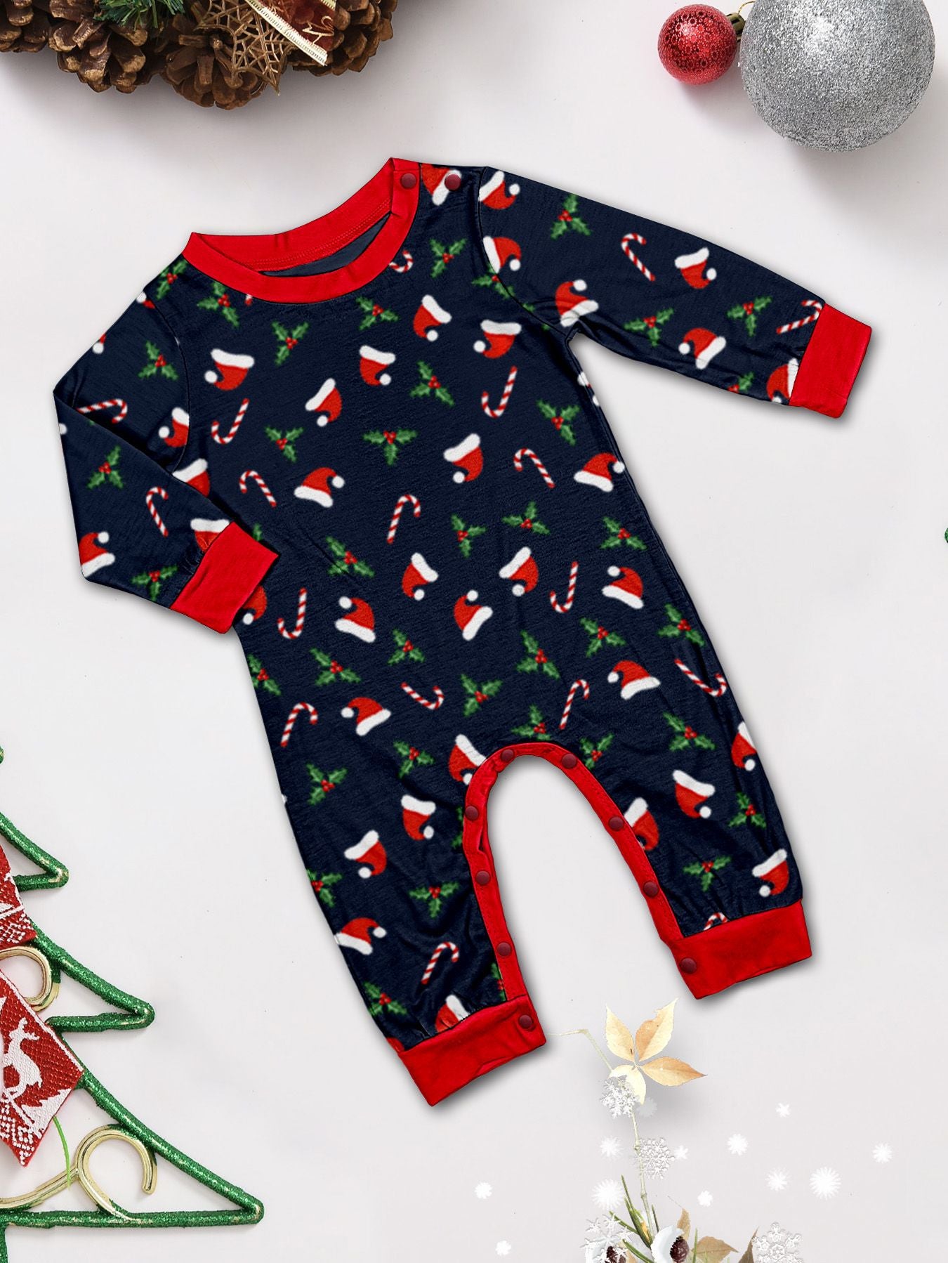 Blue Holiday Christmas Pajamas Women – Adults Matching Holiday Sleepwear