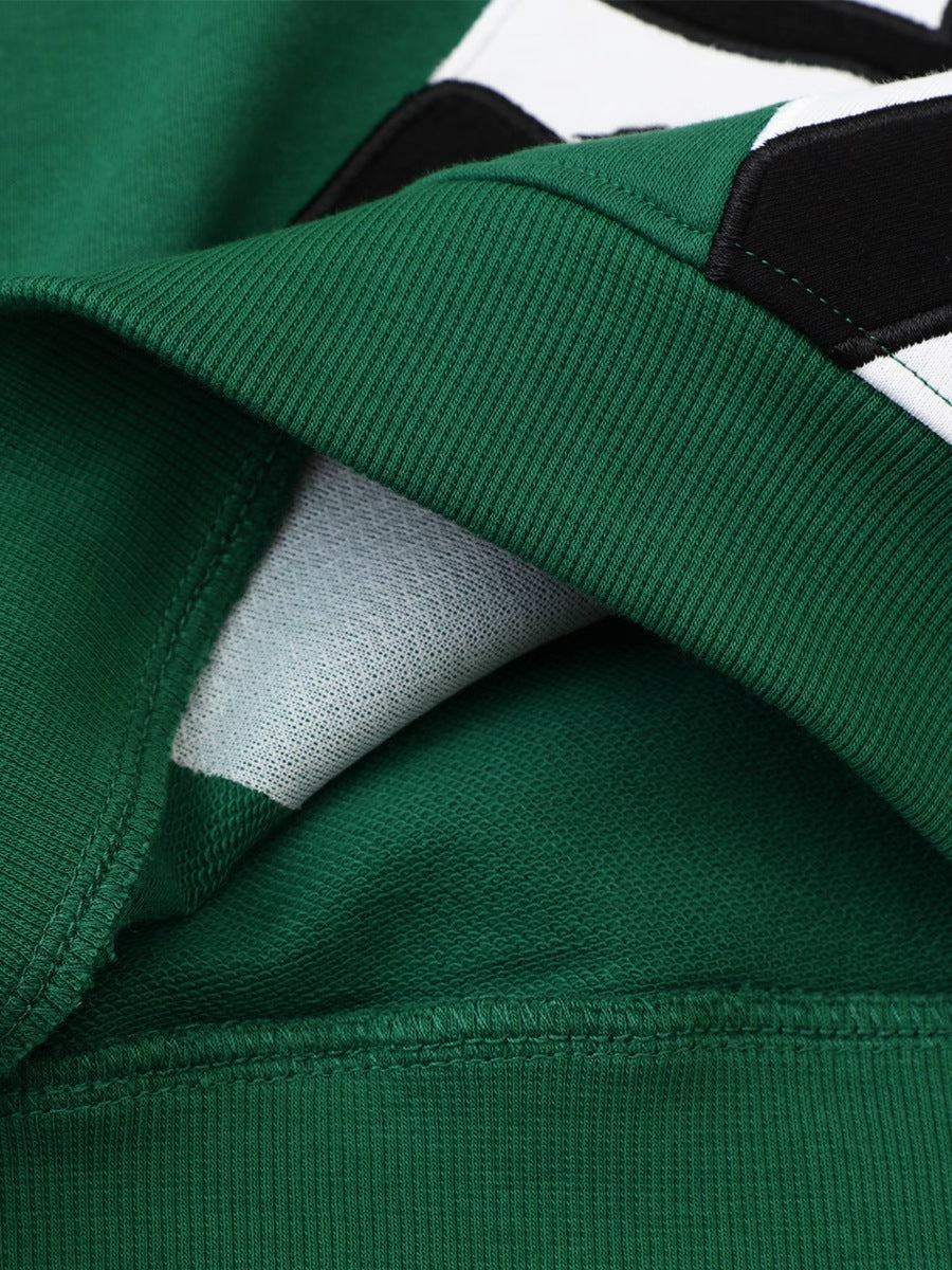 Green Zebra Print Children's Sweatshirt