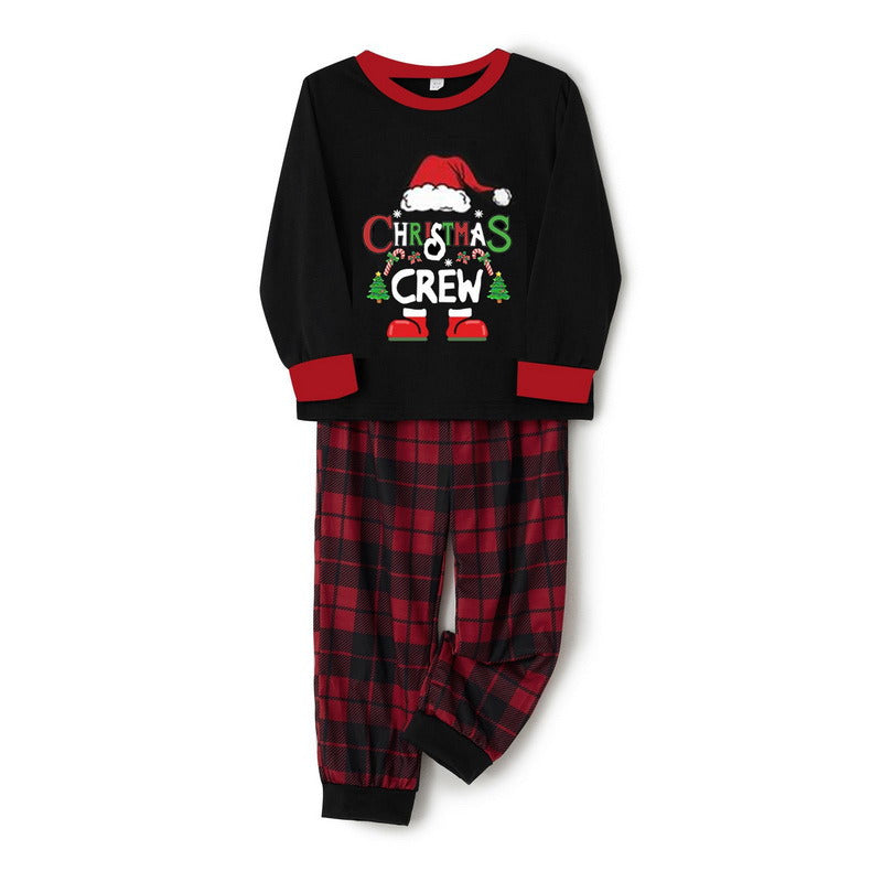 Christmas Crew Print Pajamas Women – Adults Matching Holiday Sleepwear
