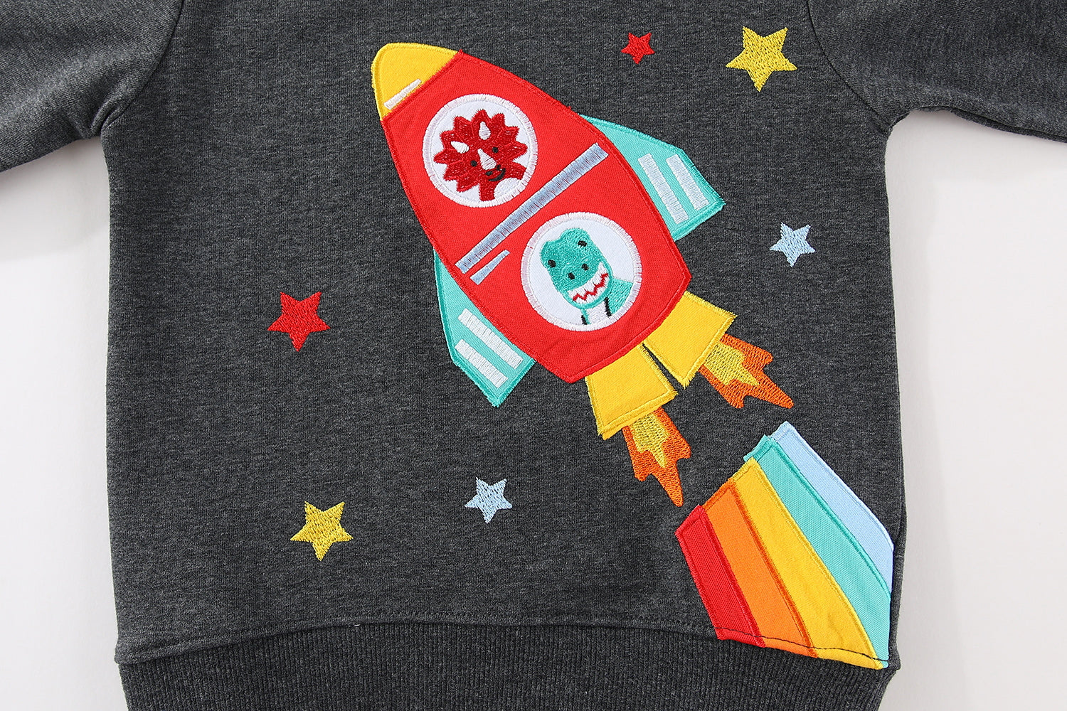 Gray Rocketr Print Children's Sweatshirt
