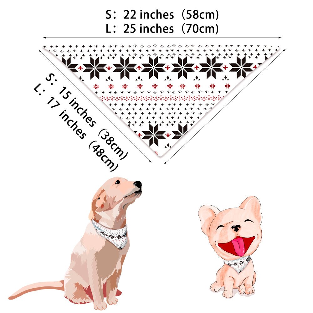 White Snowflake Christmas Pajamas Size Chart – Adults Kids Baby and Dog Sizes Available