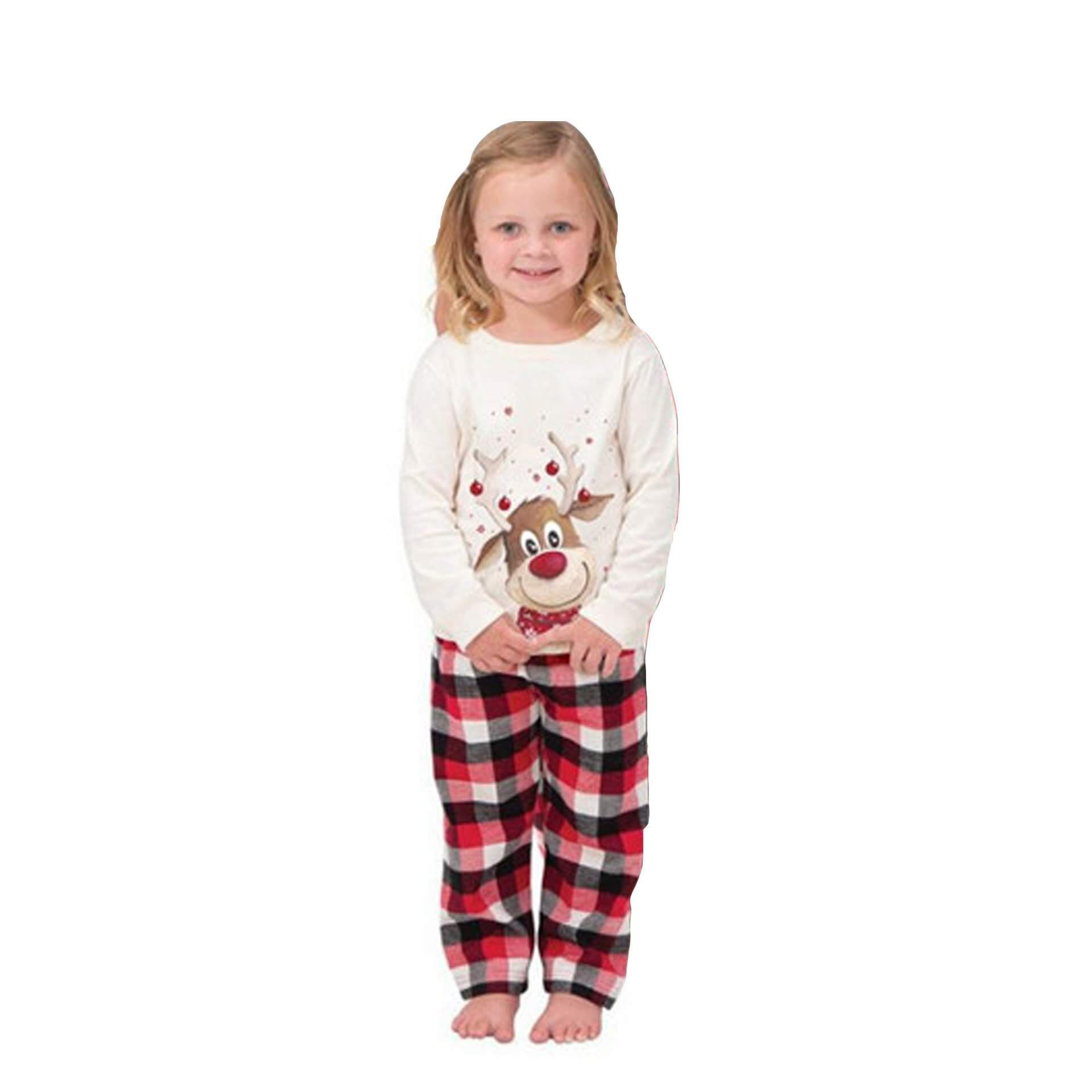 Class Reindeer Matching Family Christmas Pajamas