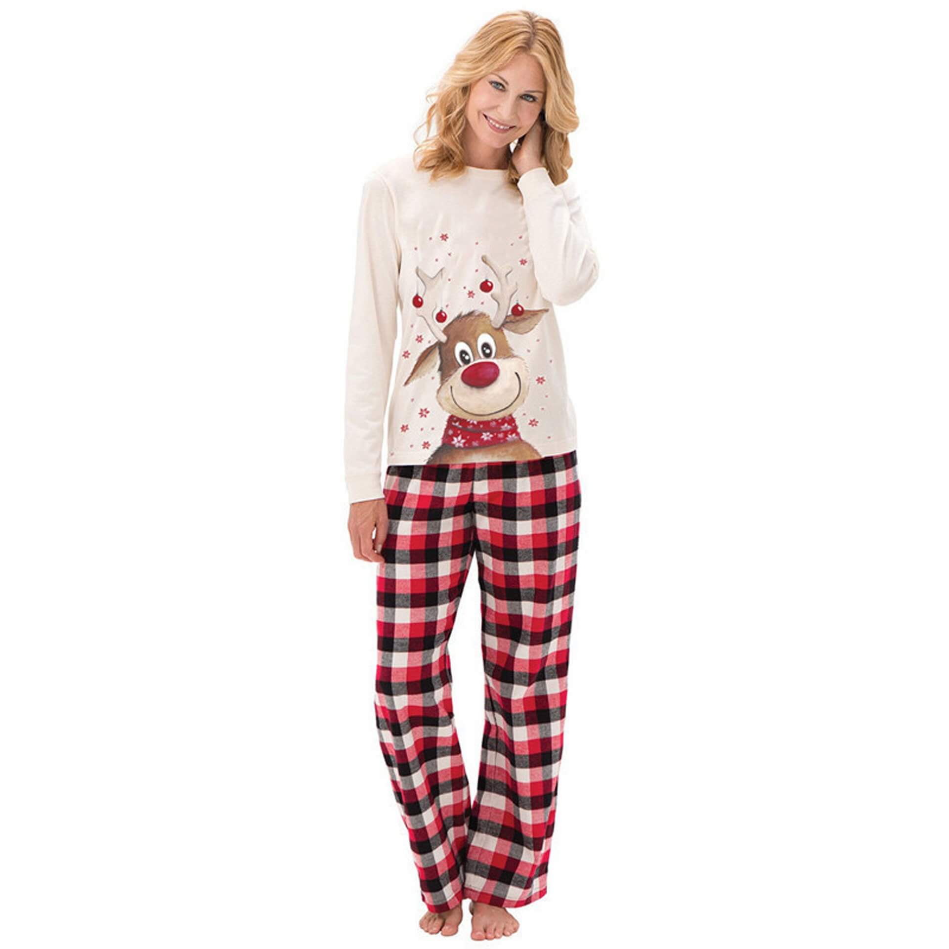 Class Reindeer Matching Family Christmas Pajamas