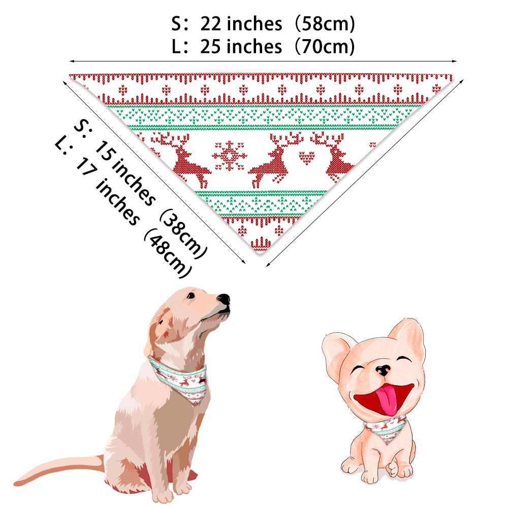 Christmas deer Snowflake Matching Family Christmas Pajamas-Dog Pajamas Included