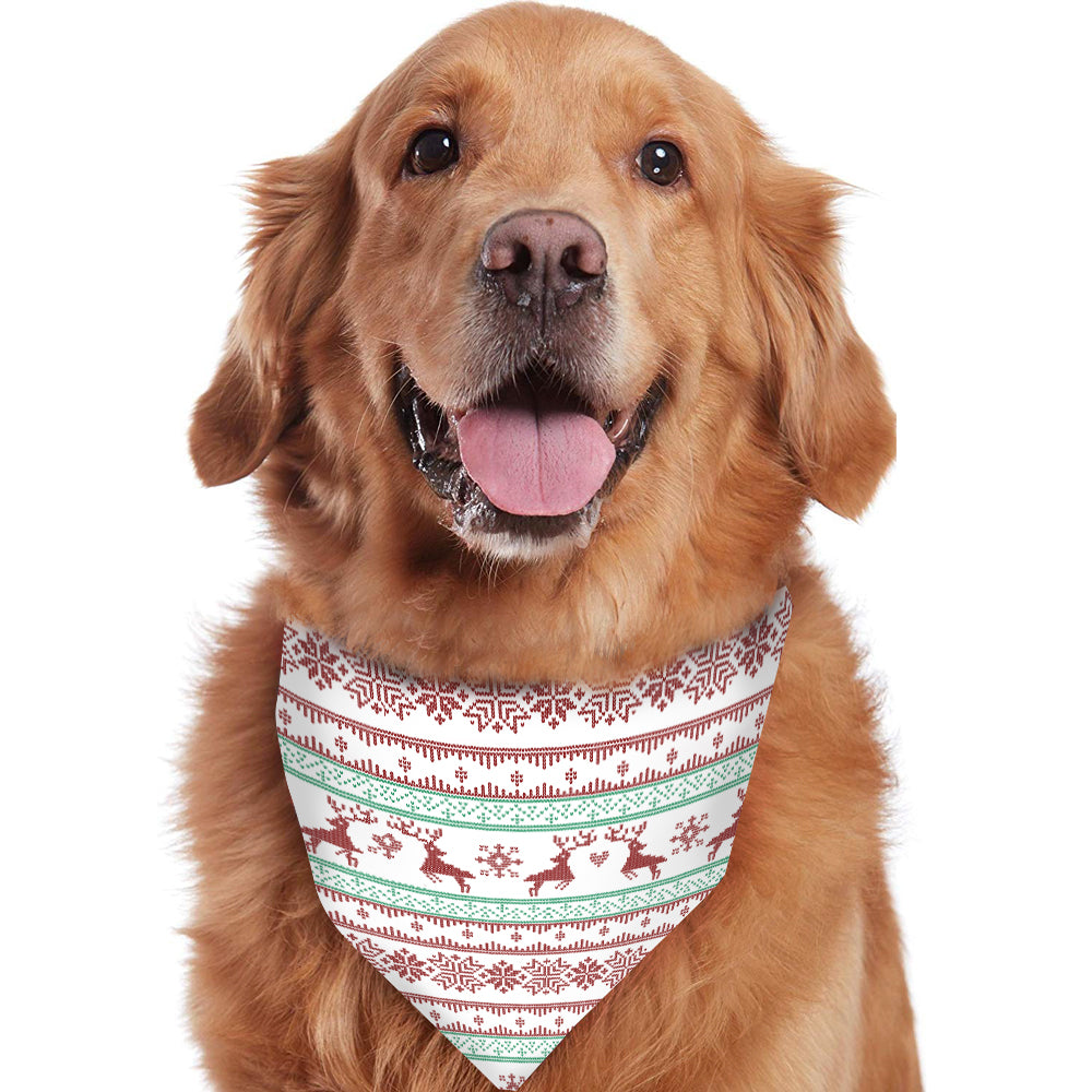 Christmas deer Snowflake Matching Family Christmas Pajamas-Dog Pajamas Included