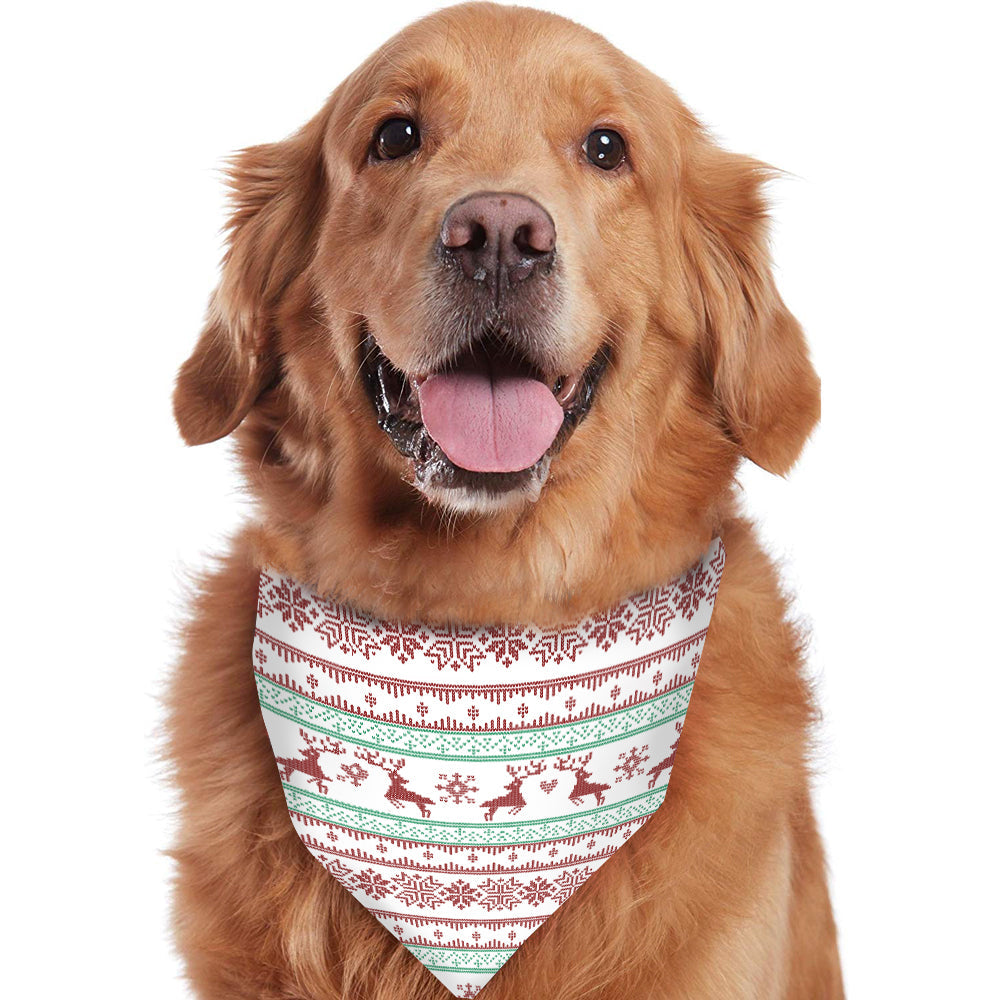 Christmas deer Snowflake Matching Family Christmas Pajamas-Dog Pajamas Included