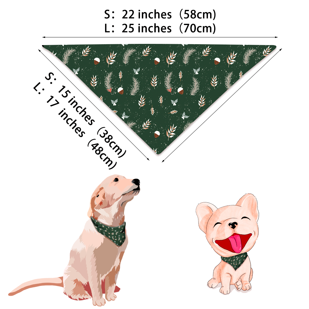 Green Christmas Tree Matching Family Christmas Pajamas-Dog Pajamas Included