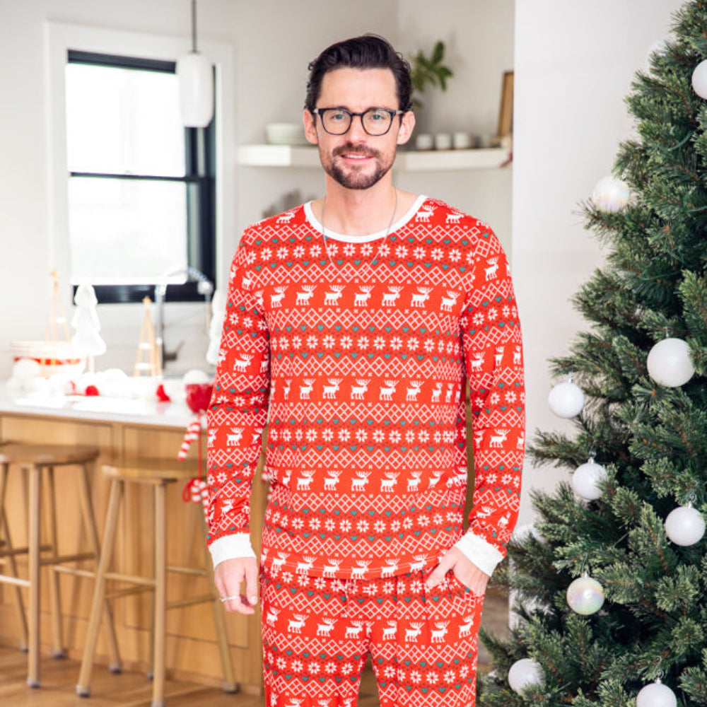 Christmas Elk Matching Family Christmas Pajamas