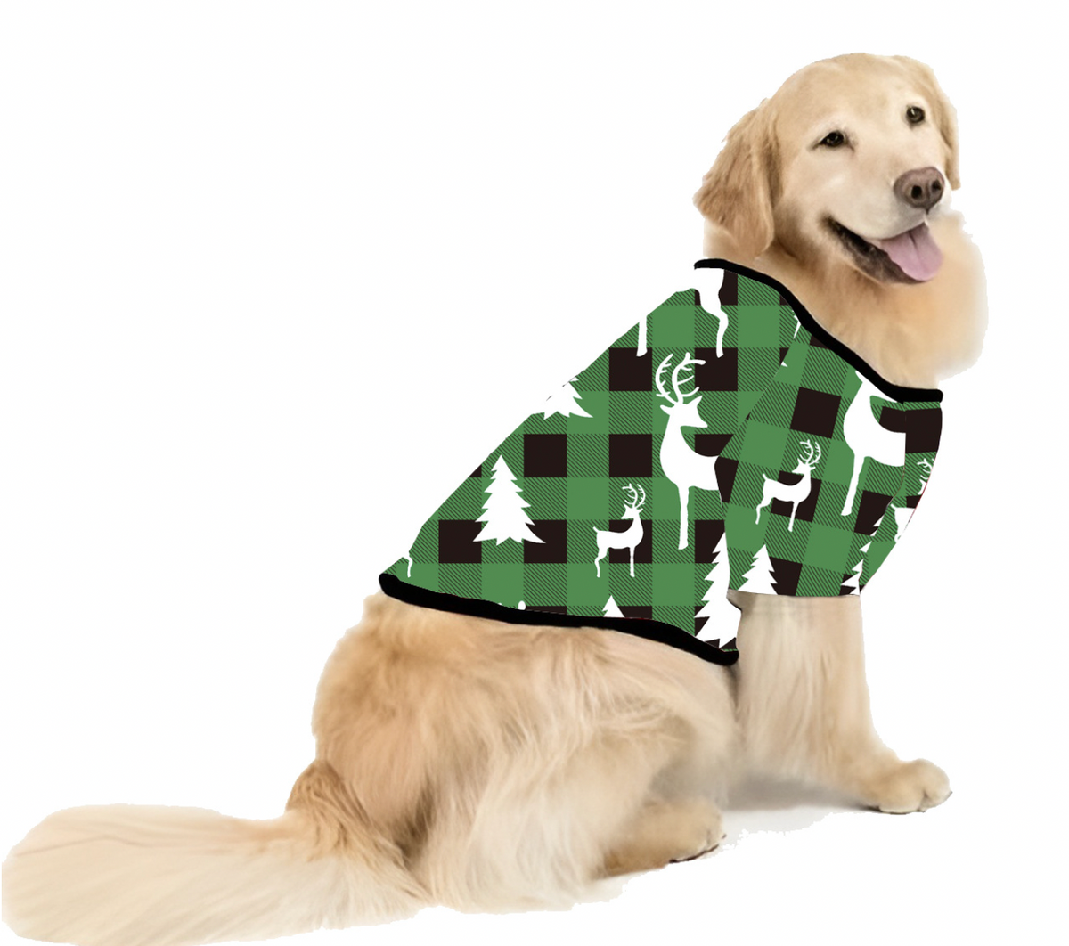 Green Plaid Christmas Tree Pajamas Lifestyle – Adults and Kids Matching Holiday Sleepwear