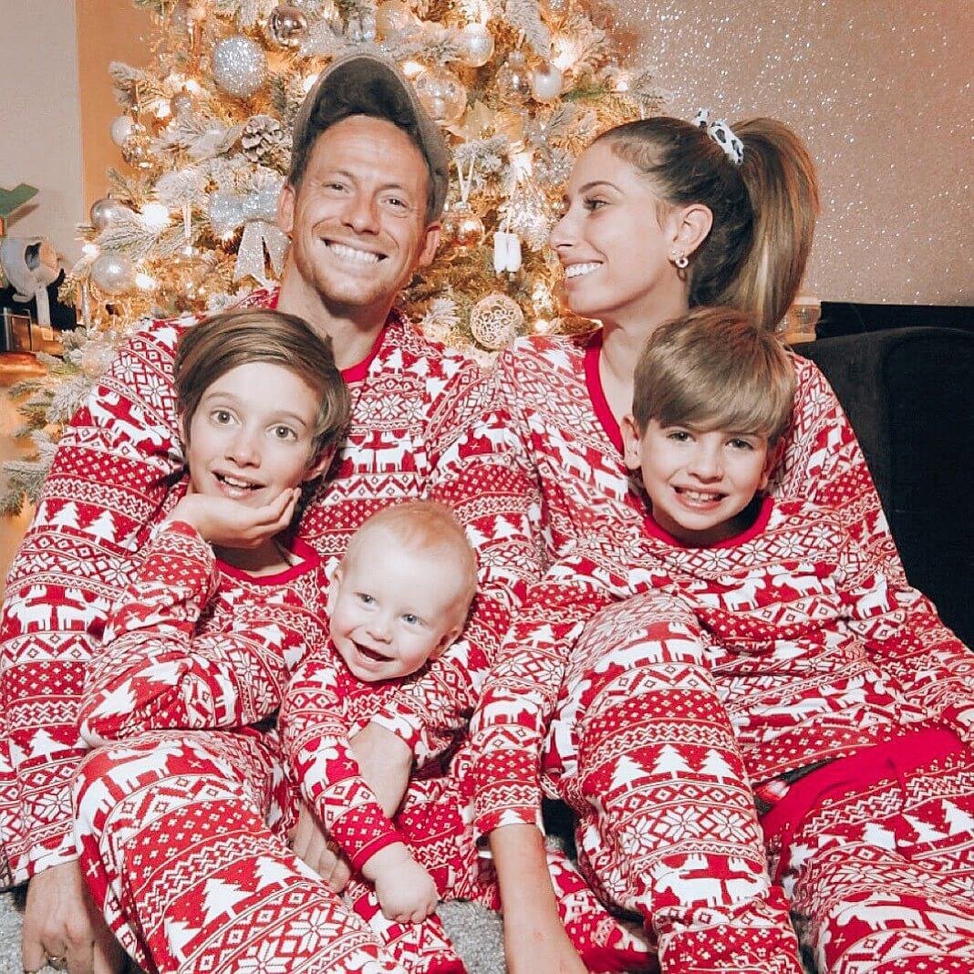 Red and White Snowflake Family Christmas Pajamas – Adults and Kids Matching Holiday Sleepwear