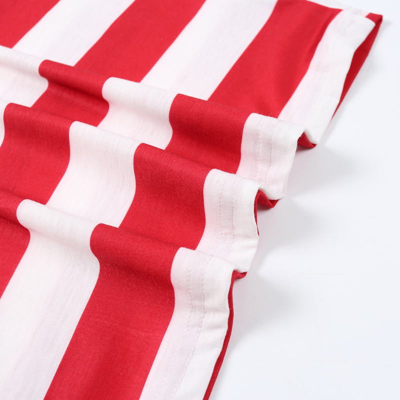 Red White Striped Family Christmas Sleepwear – Cozy Holiday Pajamas for the Whole Family