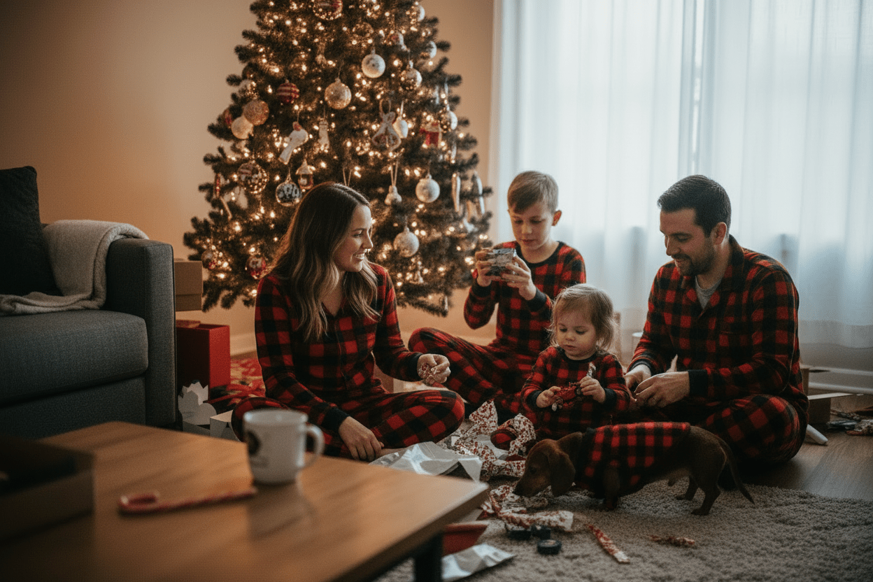 Why Matching Family Pajamas with Pets Are the Hottest Holiday Trend