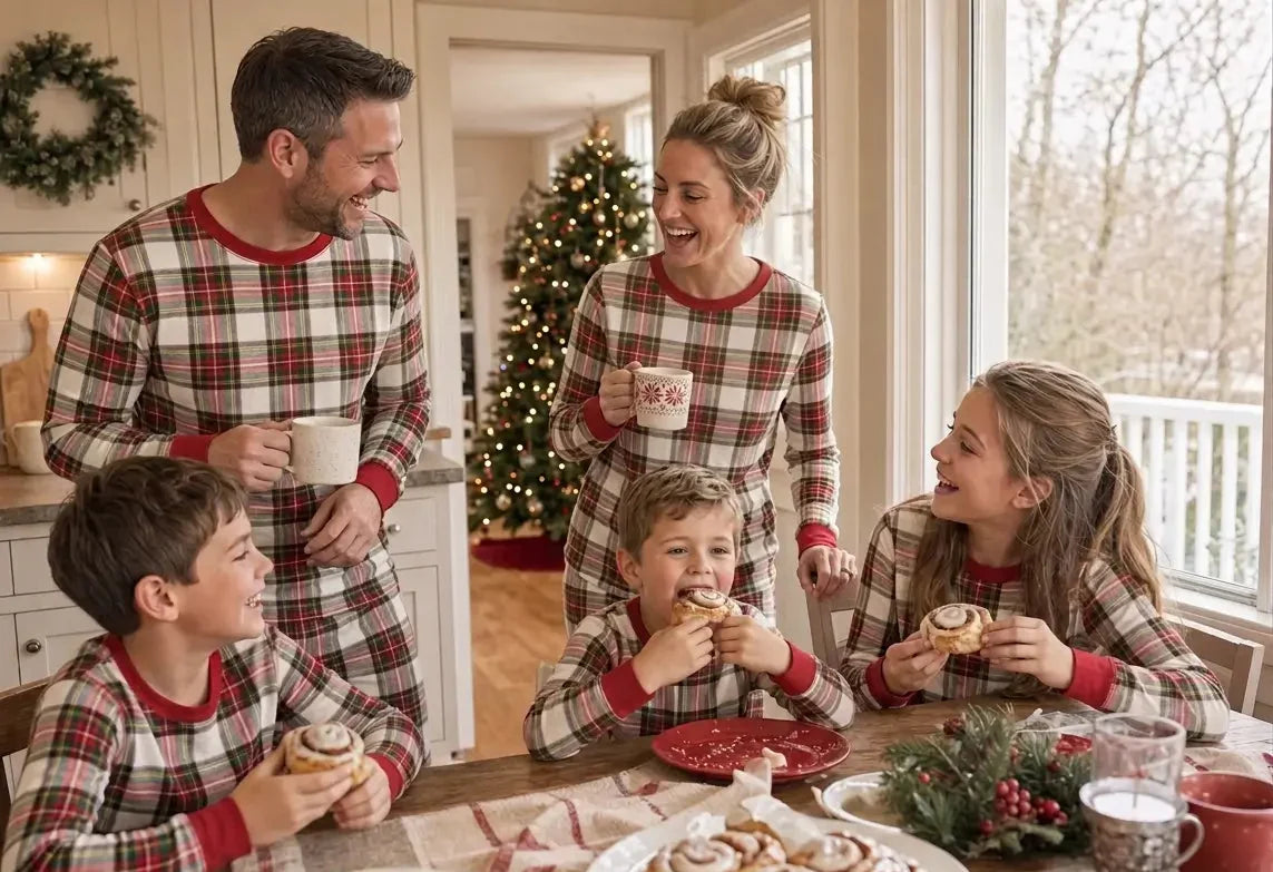 How to Take the Perfect Family Christmas Pajamas Photo
