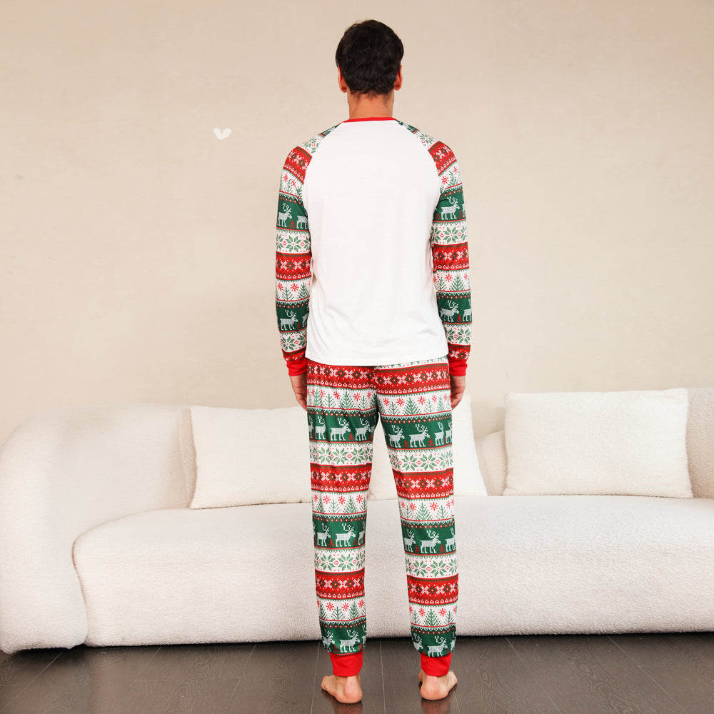 Christmas Elements Matching Family Pajamas (Dog Pajamas Included)