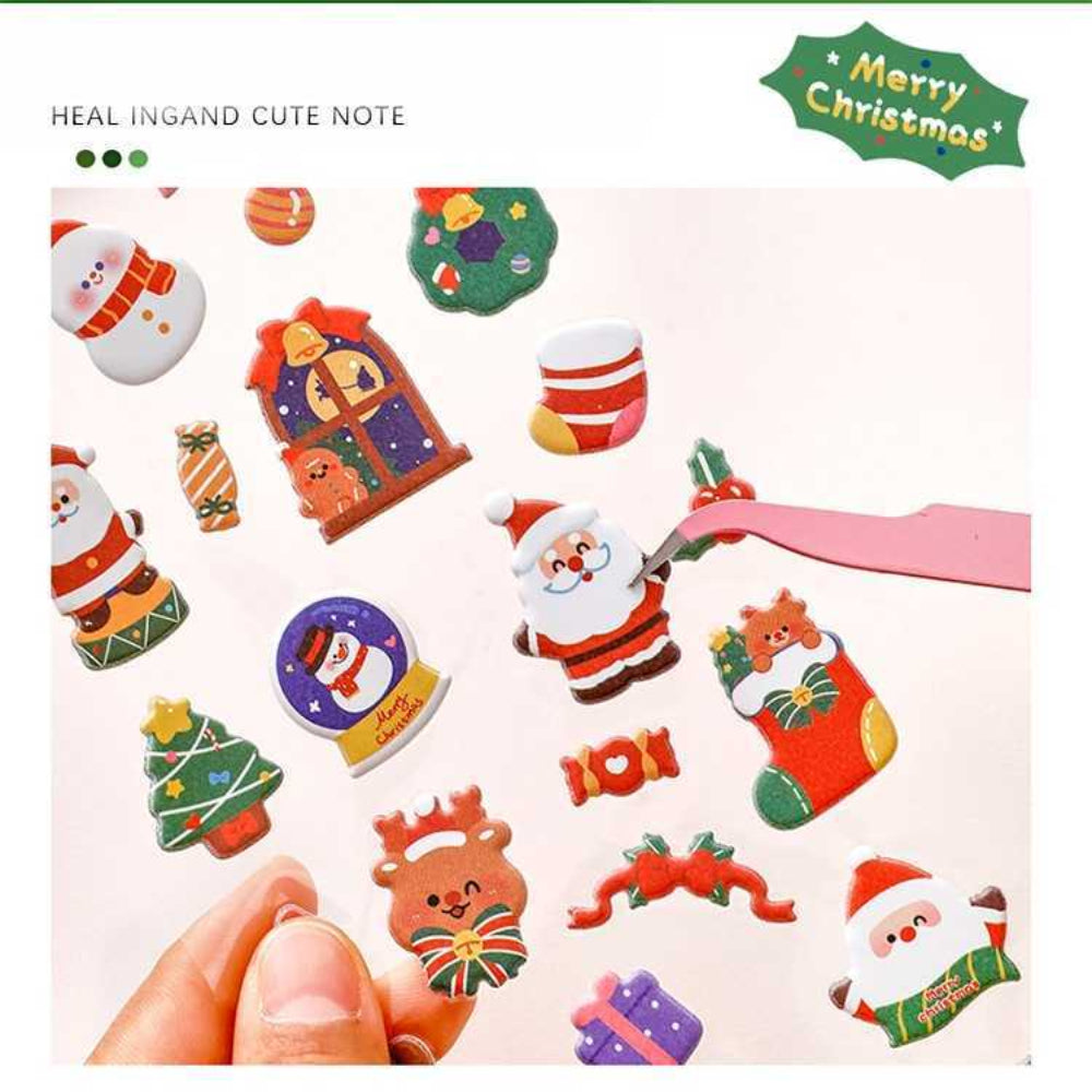 Cute Christmas element stickers