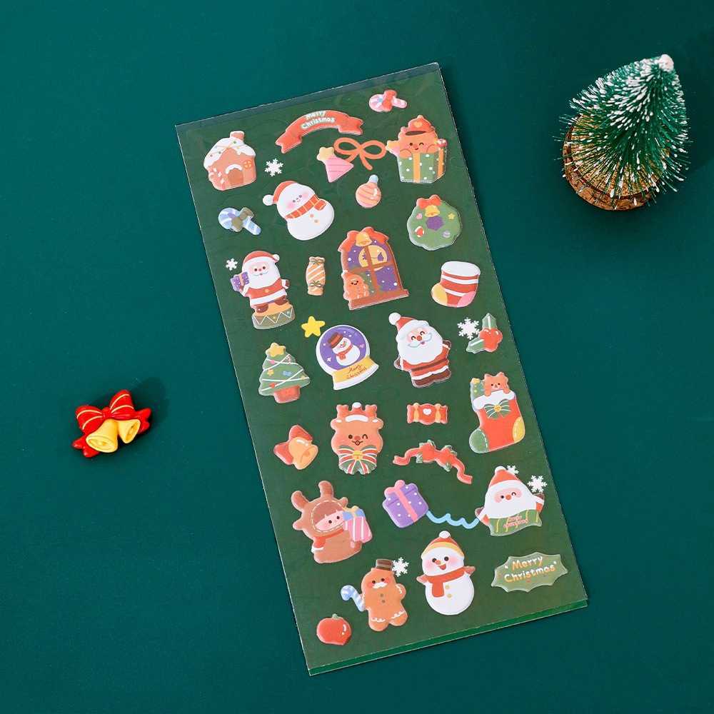Cute Christmas element stickers