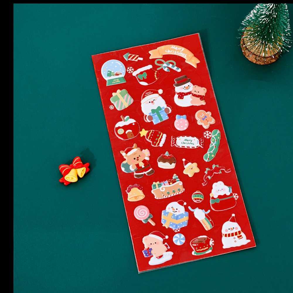 Cute Christmas element stickers