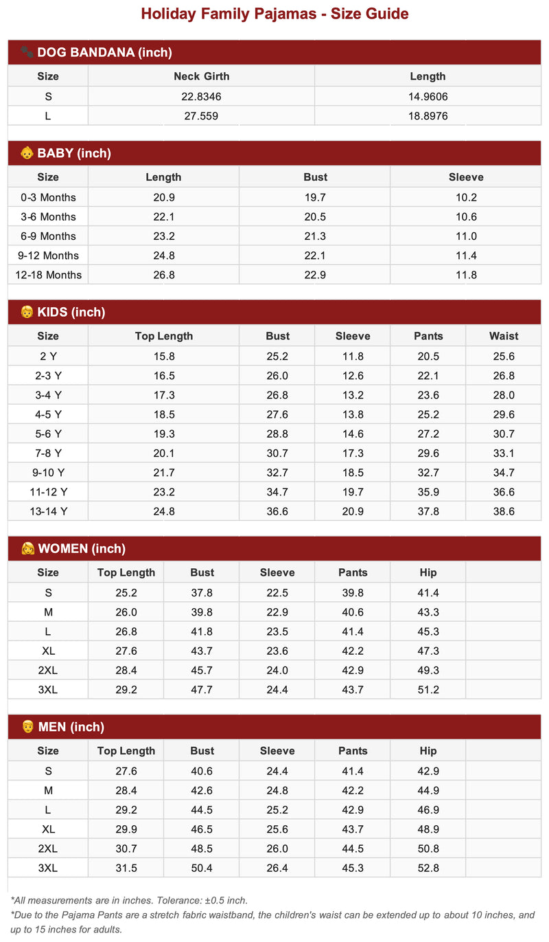 Size Guide 1