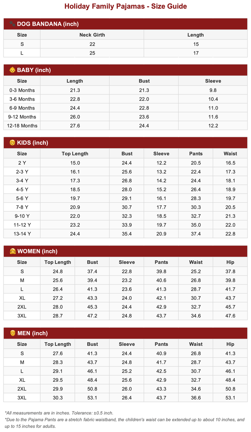 Size Guide 1