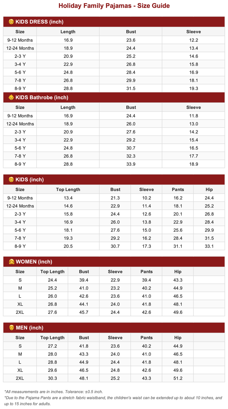 Size Guide 1
