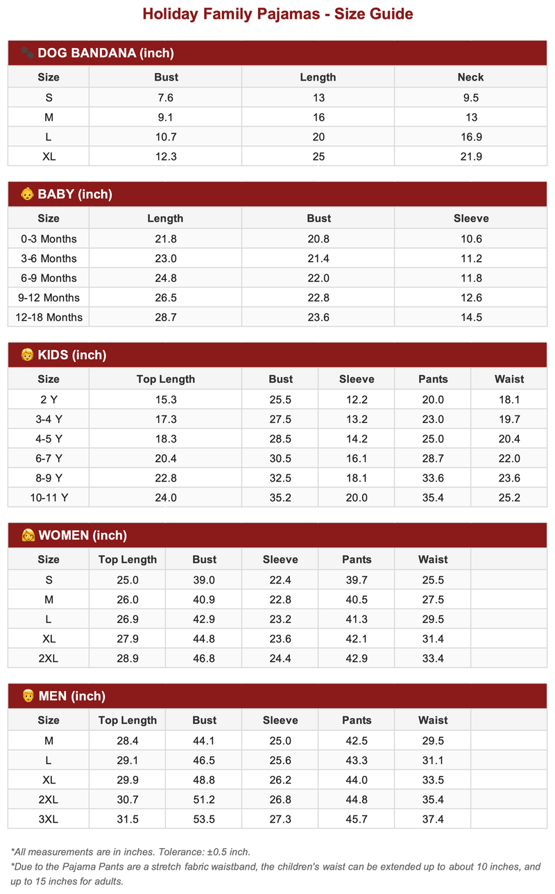 Size Guide 1