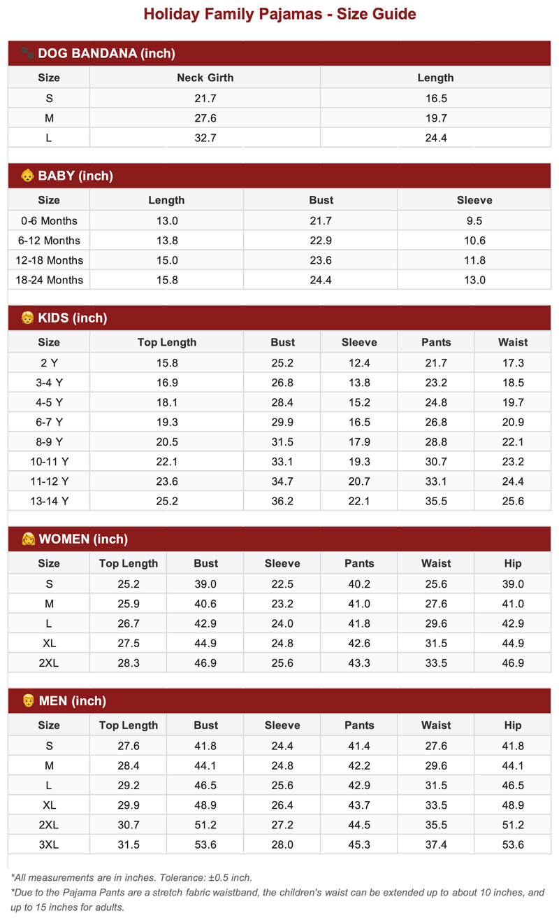 Size Guide 1