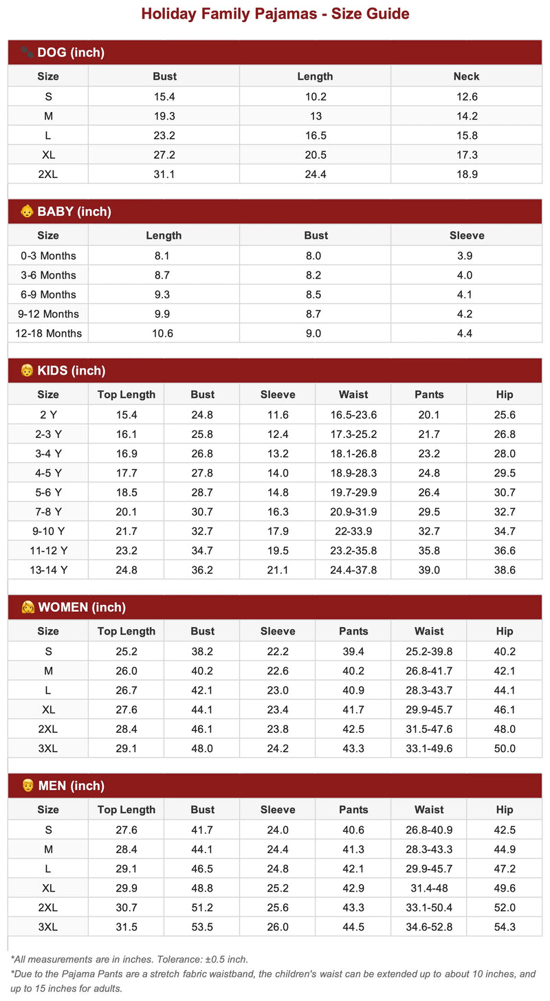 Size Guide 1