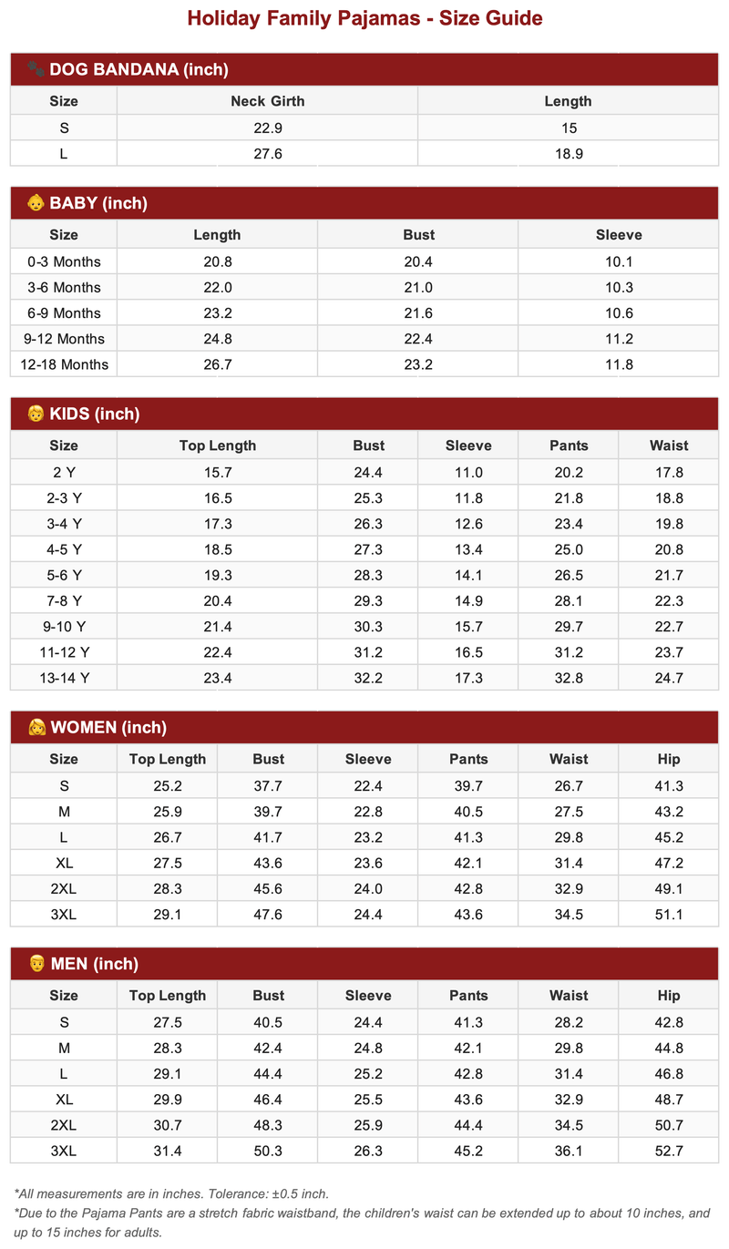 Size Guide 1