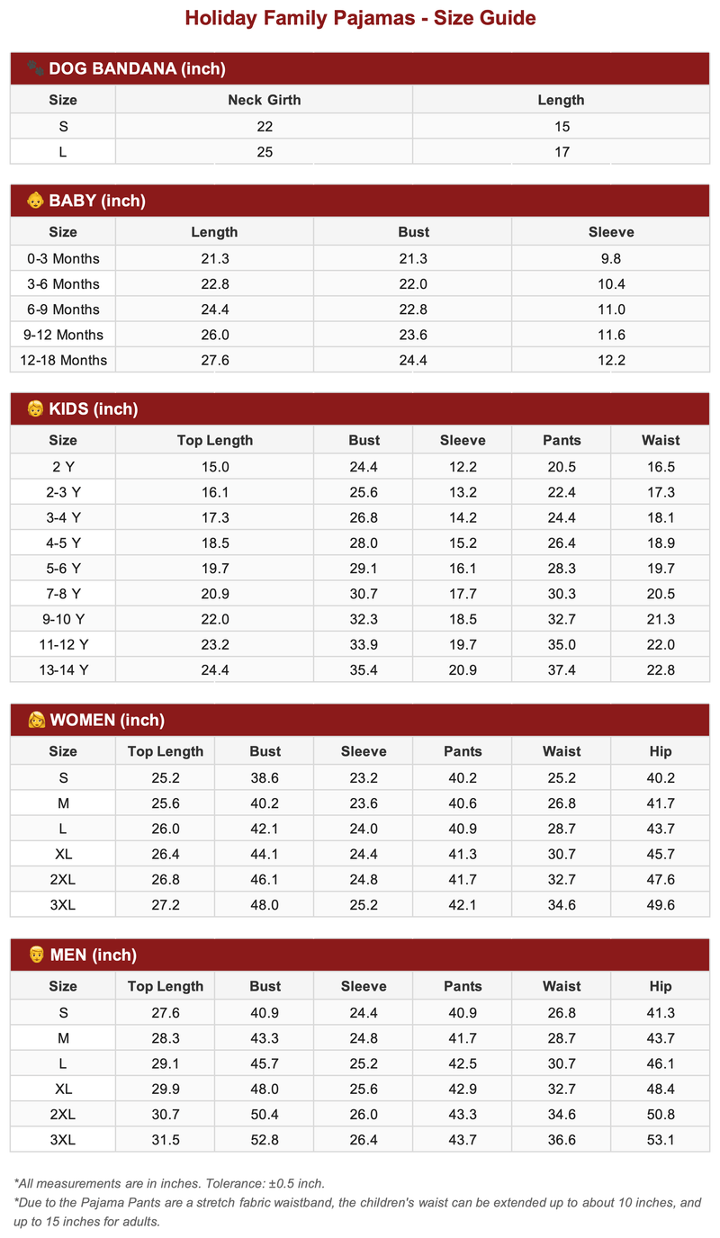Size Guide 1