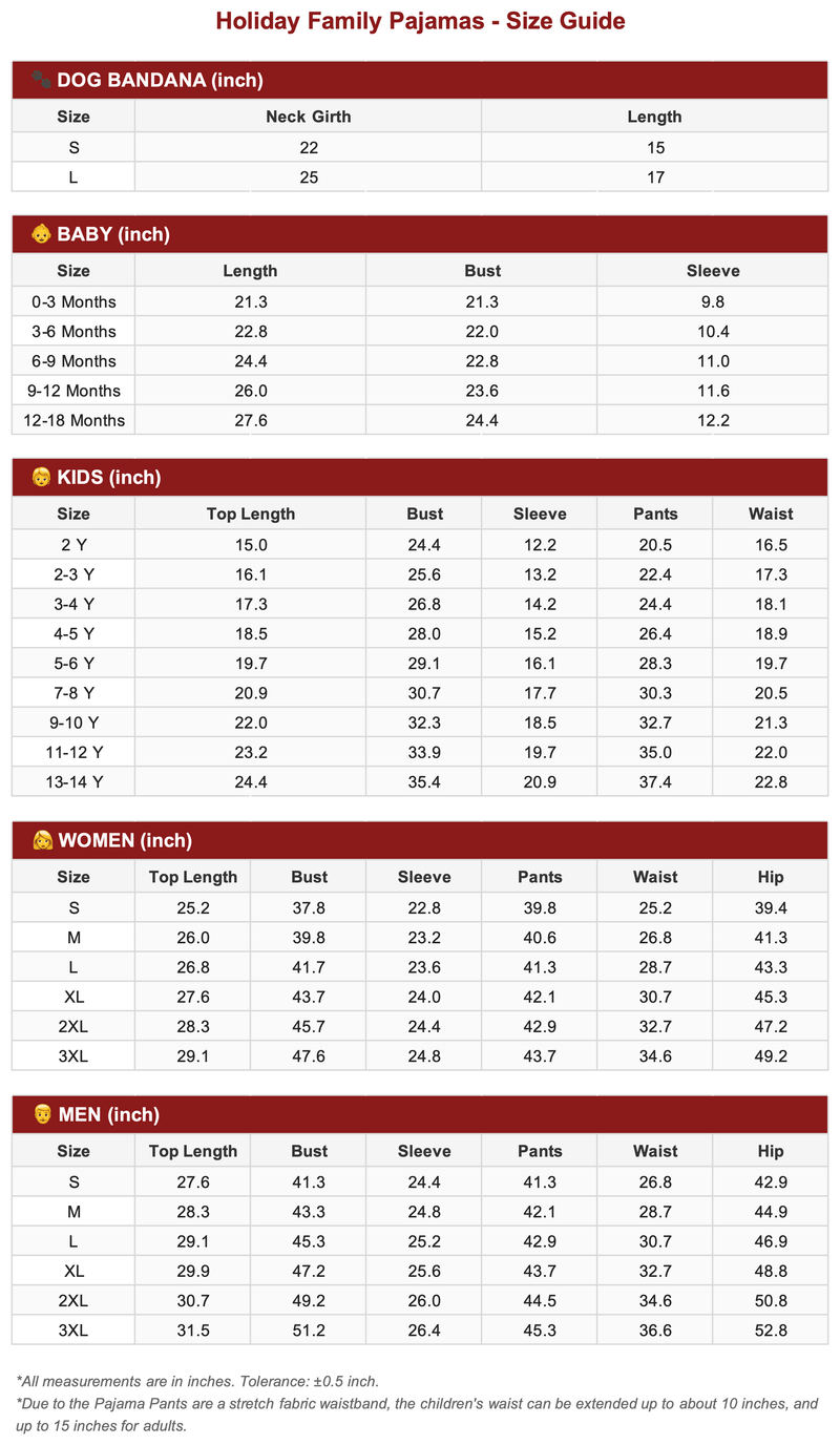 Size Guide 1