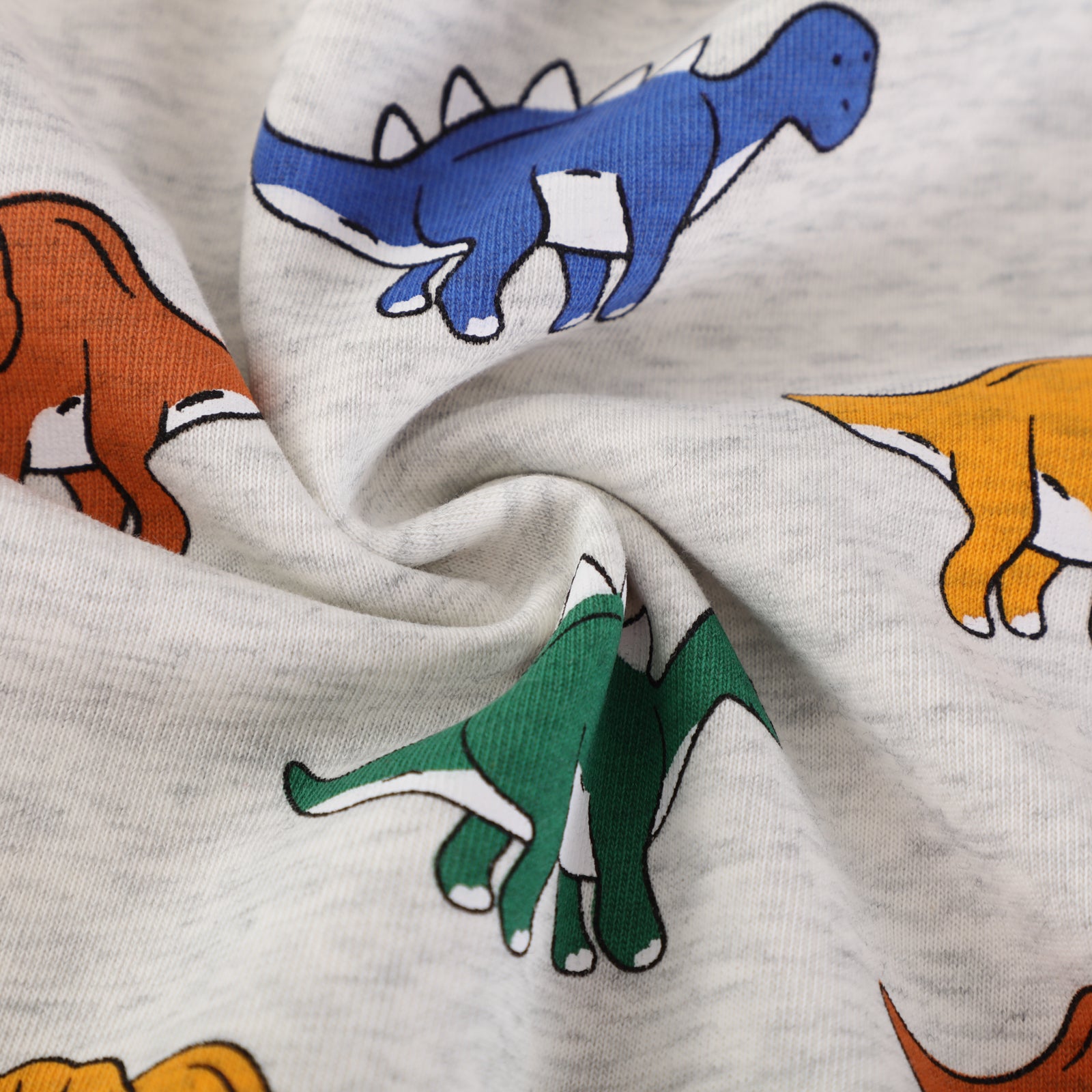 Gray Dinosaur Print Children's Sweatshirt