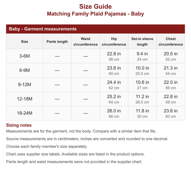 Size Chart 4