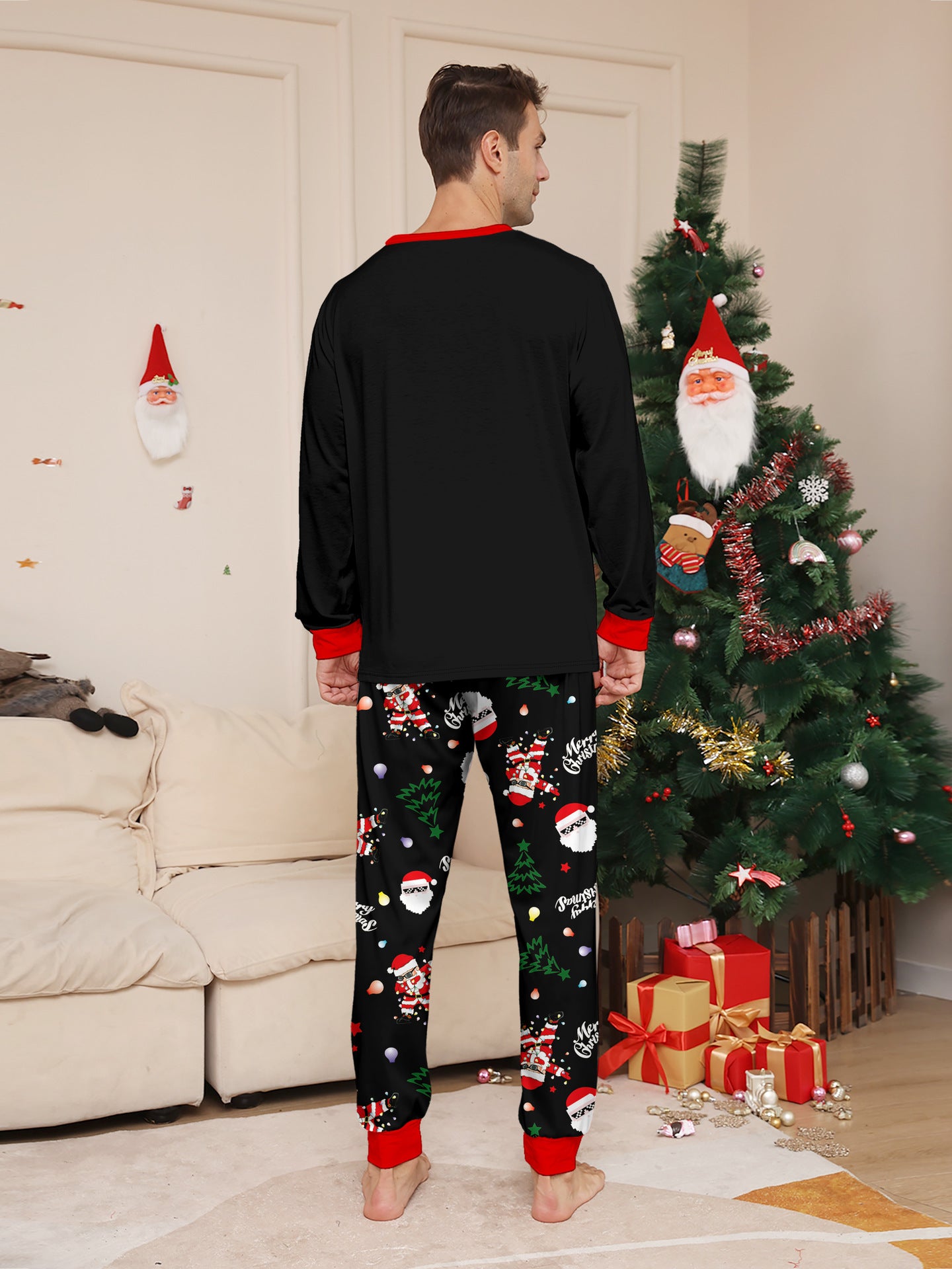Black Matching Family Christmas Pajamas | Adults, Kids & Dog Pajamas