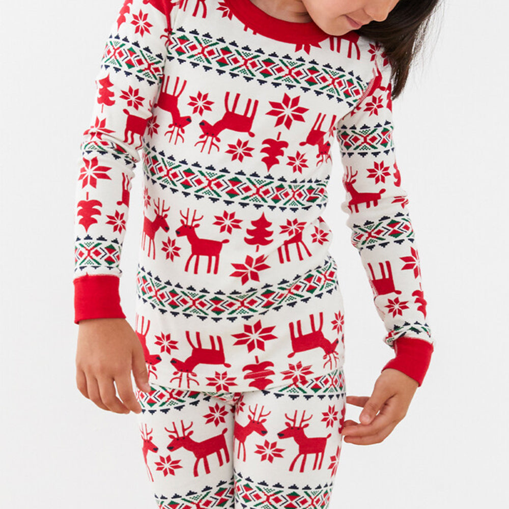 Christmas Deer Matching Family Christmas Pajamas-Dog Pajamas Included