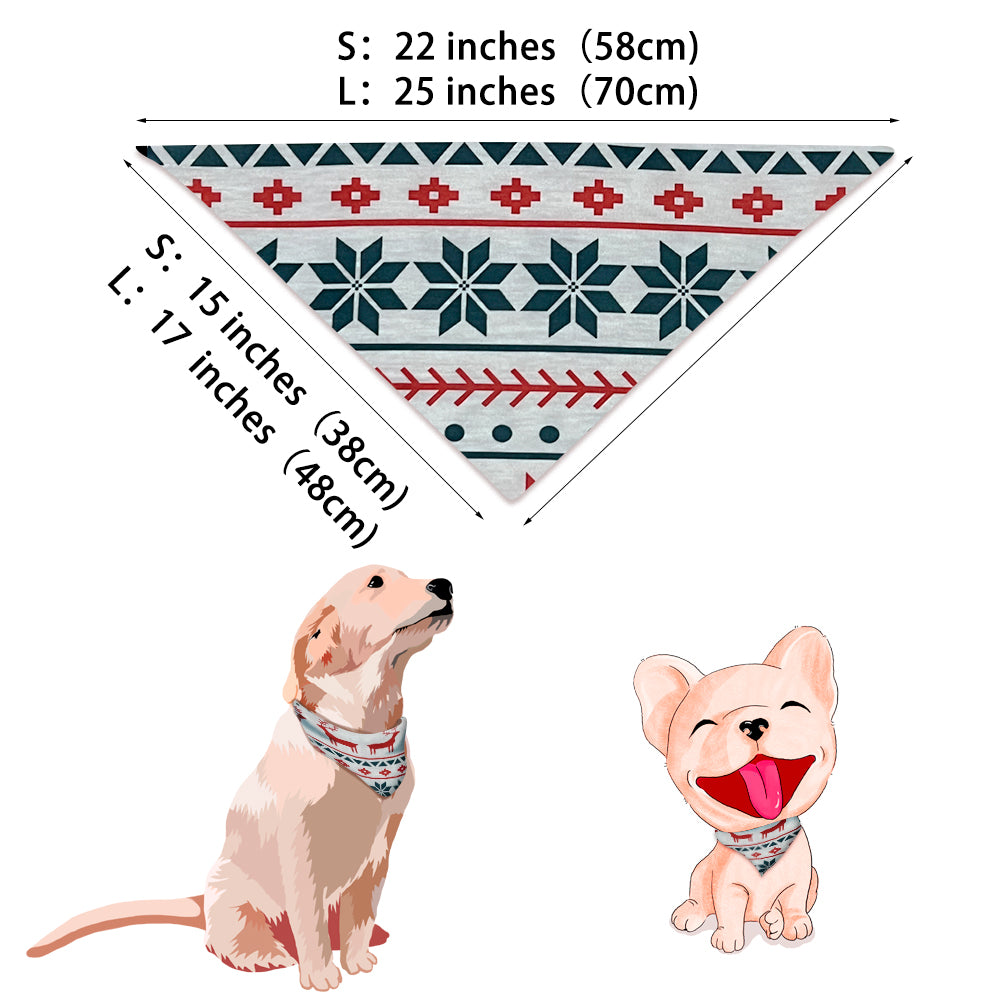 Christmas Tree and Reindeer Patterned Matching Family Christmas Pajamas-Dog Pajamas Included