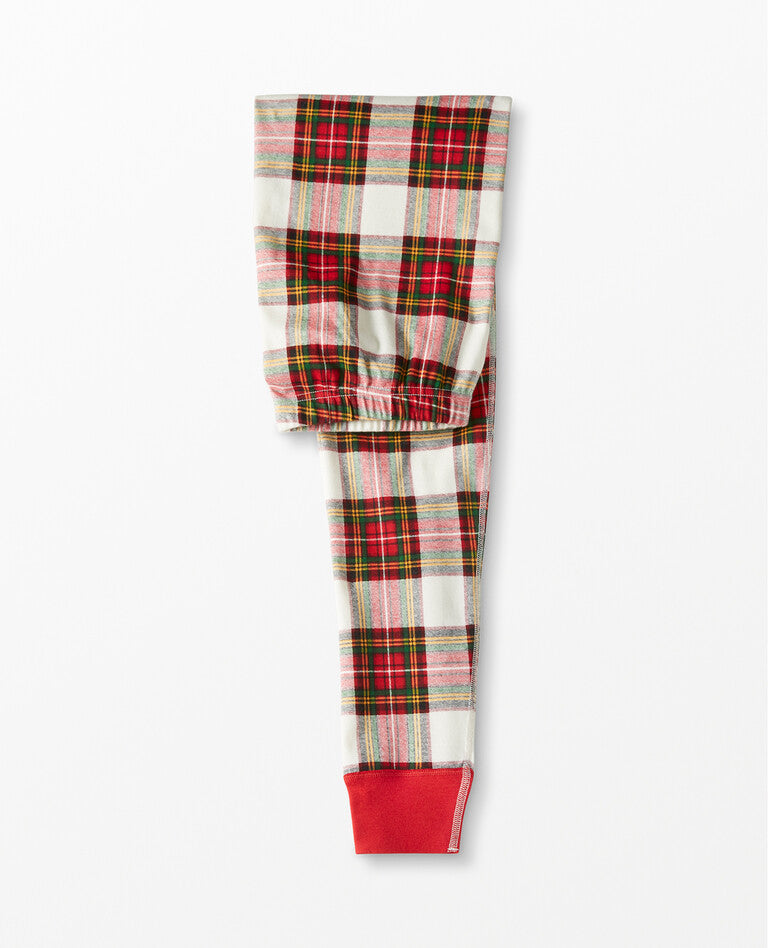 Mixed color plaid Matching Family Christmas Pajamas-Dog Pajamas Included