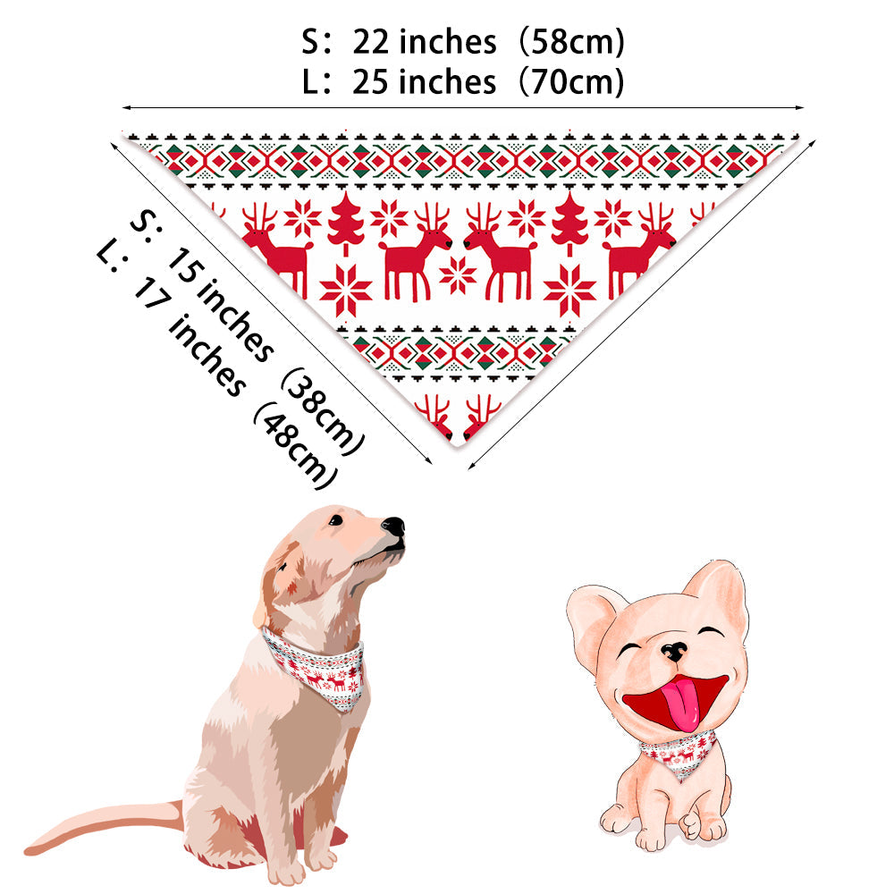Christmas Deer Snowflake Dog Pajamas – Matching Pet Holiday Outfit to Match the Family
