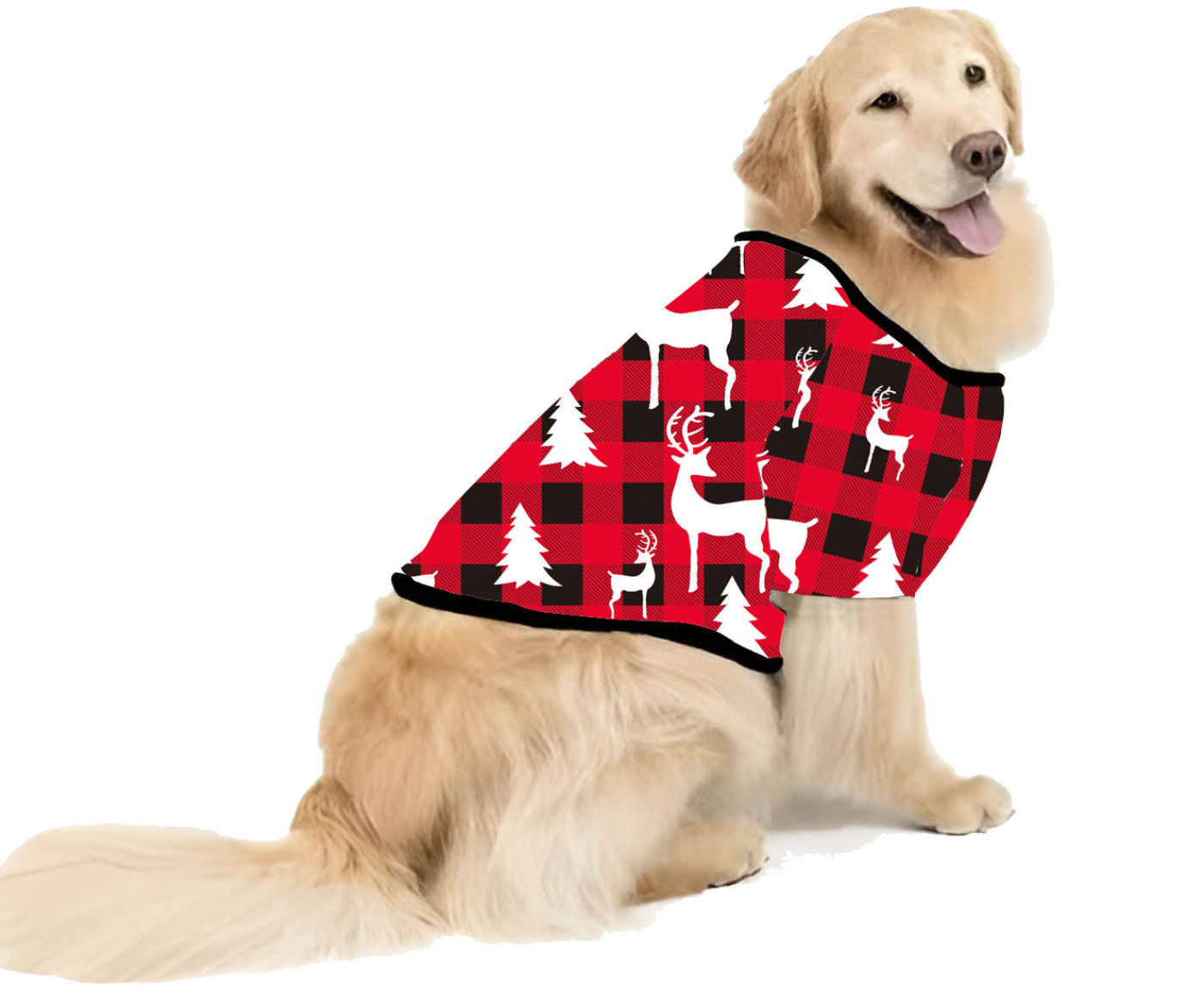 Red Plaid Christmas Tree Pajamas Size Chart – Adults Kids Baby and Dog Sizes Available